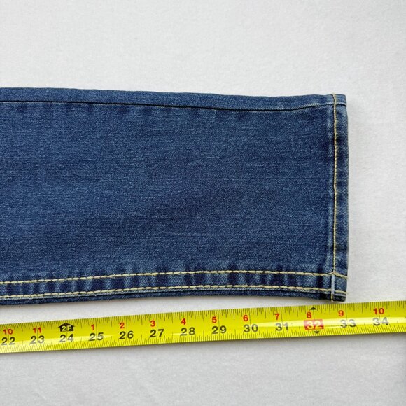 True Religion Men's Rocco Big T Stretch Skinny Blue Denim Jeans Size 34x32 NWT - Picture 13 of 13